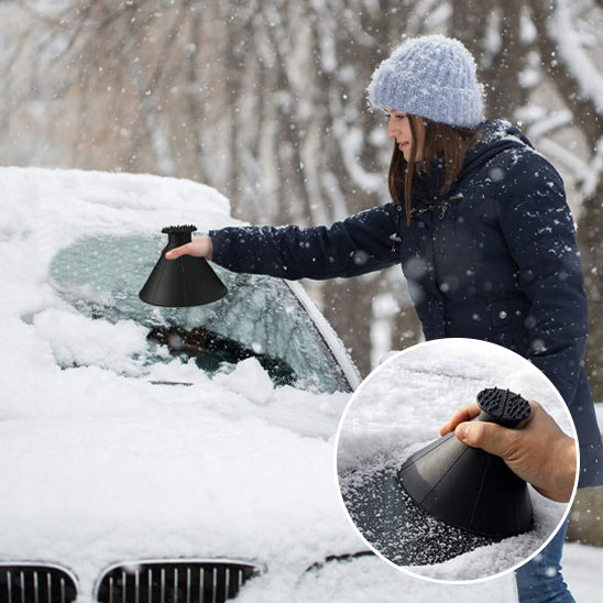 White Vinegar, Ice Scraper and Windscreen Cover to Prepare your Car for Winter