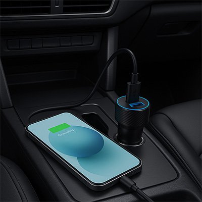 Car Charger Adapter Cigarette Lighter fast charging