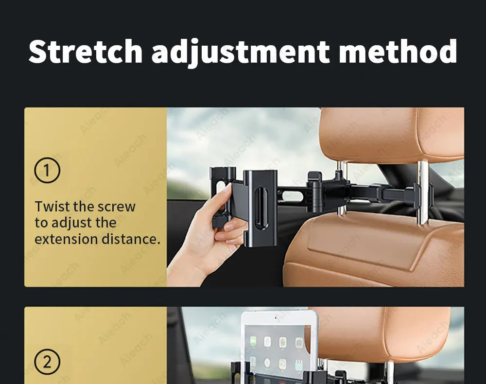 car tablet holder method