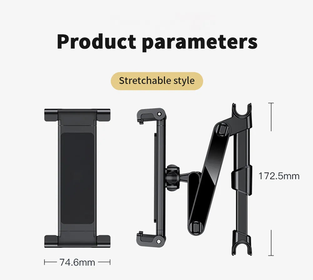 car tablet holder dimensions