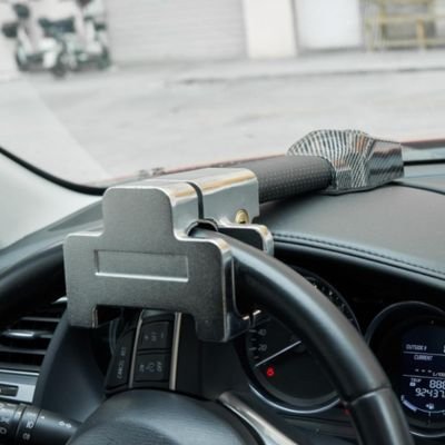anti theft steering lock hardened steel