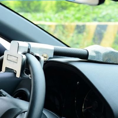 anti theft steering lock safe unattended car