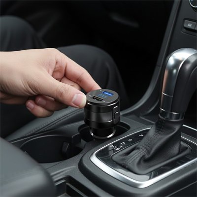Automotive FM Transmitter bluetooth handshake