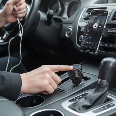 Automotive FM Transmitter favourite playlist