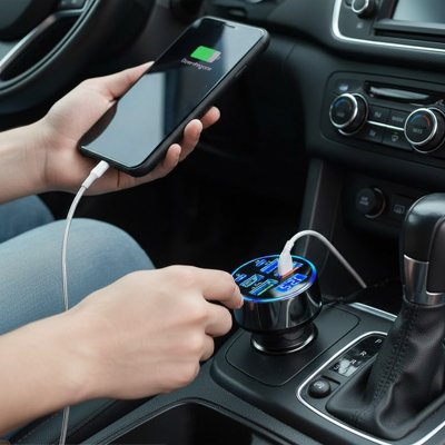 car charger cigarette lighter adapter no need public electric outlet