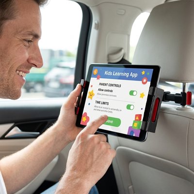 car holder tablet image without flickering