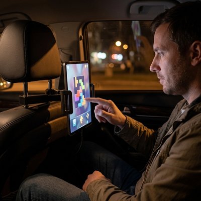 Car Holder Tablet passengers entertainment