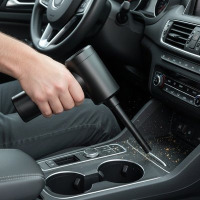 car vacuum cleaner focus driving peaceful