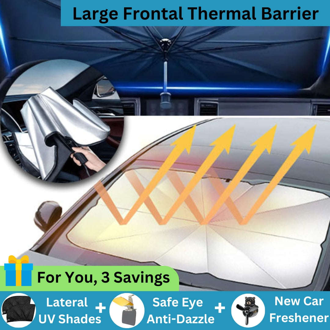 Car Windscreen Sun Shade  | HeatBlocker™ + Gifts 🎁