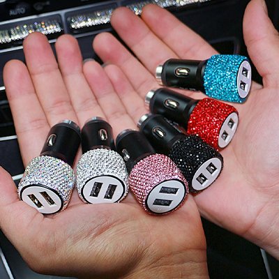 car charger adapter cigarette lighter dual usb ports