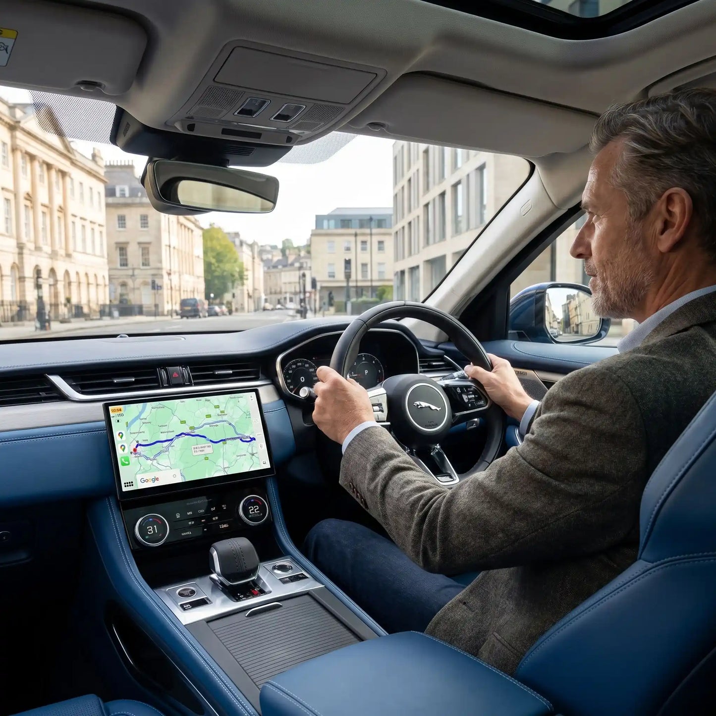 carplay-screen-enlarged-display-path-to-destination-google-maps