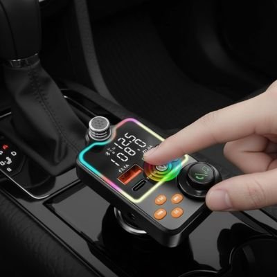 FM Transmitter Bluetooth safe driving