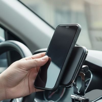 Magnetic Phone Holder 3D rotation