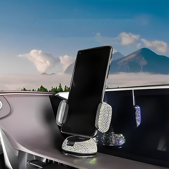 phone-holder-for-car-encrusted-diamonds