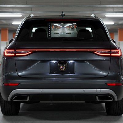 reverse camera discreet mounting