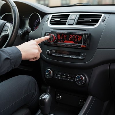 single din car radio bluetooth connectivity