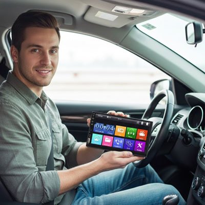 single din car radio safe driving