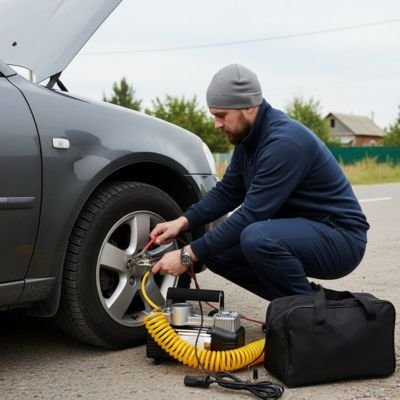 Tyre Inflator for car money savings