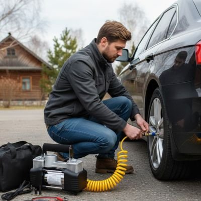 Tyre Inflator optimal pressure level